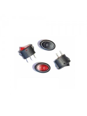 Mini Oval Işıklı Işıksız On Off Anahtarı Mini Oval Işıklı Işıksız On Off Anahtarı
